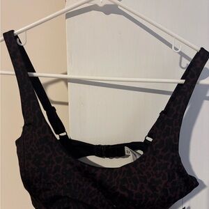 Fabletics Black Scoop Neck Bra Intimates & Sleepwear